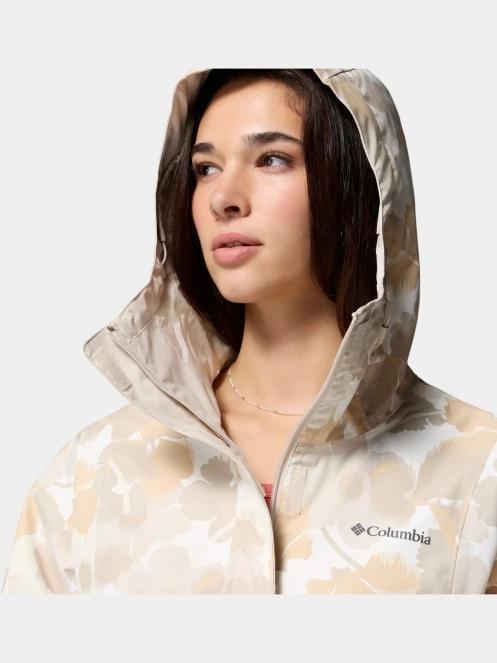 haine de ploaie pt. femei Columbia Hikebound Printed Jacket nisip 8