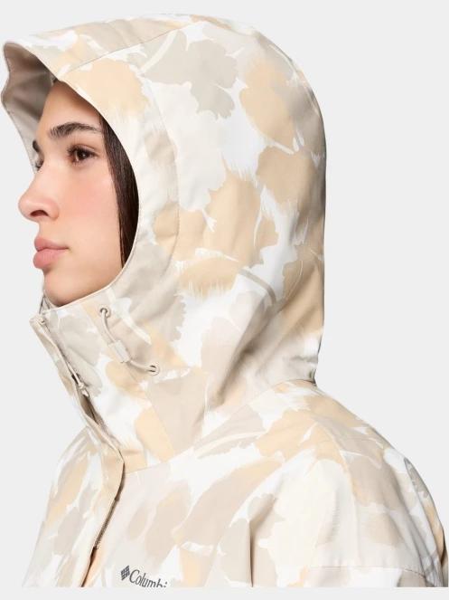 haine de ploaie pt. femei Columbia Hikebound Printed Jacket nisip 9