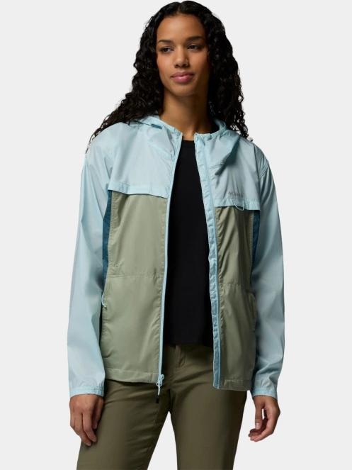 geaca de vant pt. femei Columbia Crested Canyon Windbreaker albastru deschis 6