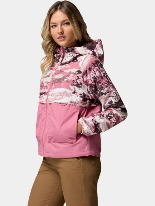 geaca de vant pt. femei Columbia Spire Valley Printed Windbreaker roz 3