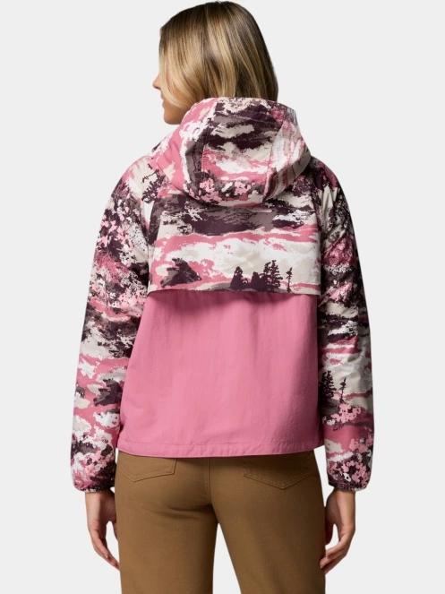 geaca de vant pt. femei Columbia Spire Valley Printed Windbreaker roz 4
