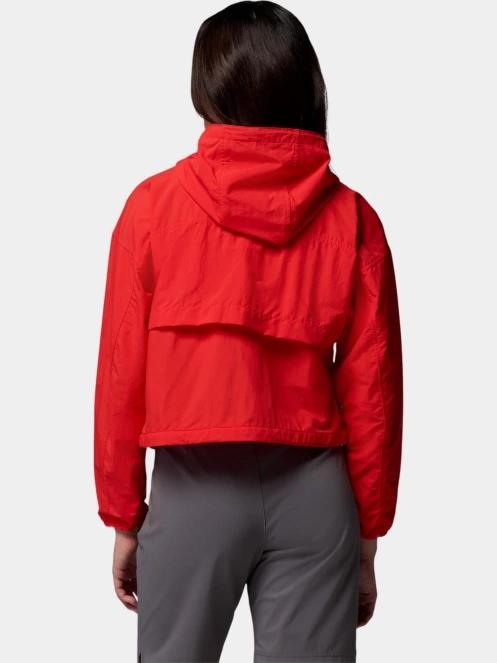 geaca de vant pt. femei Columbia Spire Valley Cropped Windbreaker rosu 4