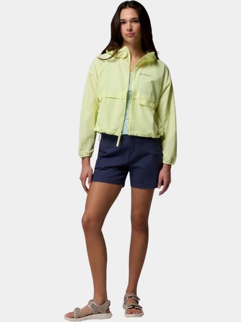 geaca de vant pt. femei Columbia Spire Valley Cropped Windbreaker galben 5
