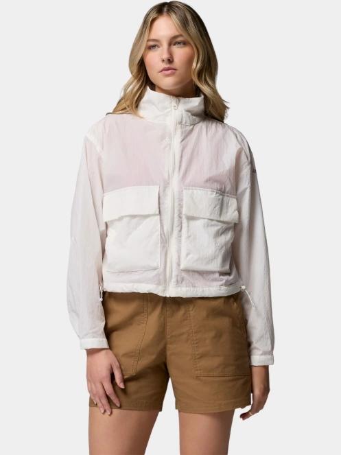 geaca de vant pt. femei Columbia Paracutie Cropped Cargo Windbreaker alb 2
