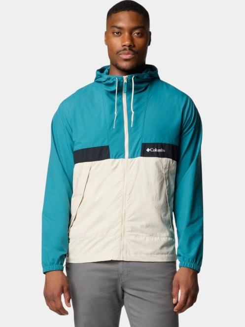 geaca de vant pt. barbati Columbia Spire Valley Hooded Windbreaker albastru 2