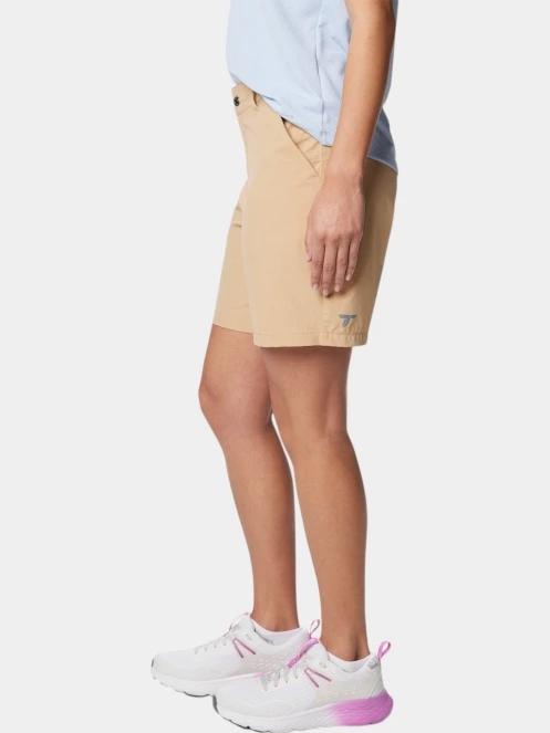 pantaloni scurti pentru drumetii pt. femei Columbia Summit Valley Short II nisip 3