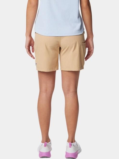 pantaloni scurti pentru drumetii pt. femei Columbia Summit Valley Short II nisip 4