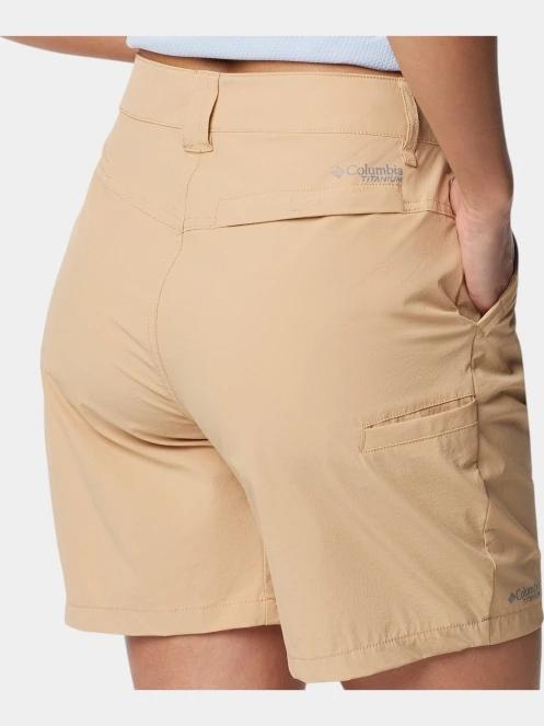 pantaloni scurti pentru drumetii pt. femei Columbia Summit Valley Short II nisip 6