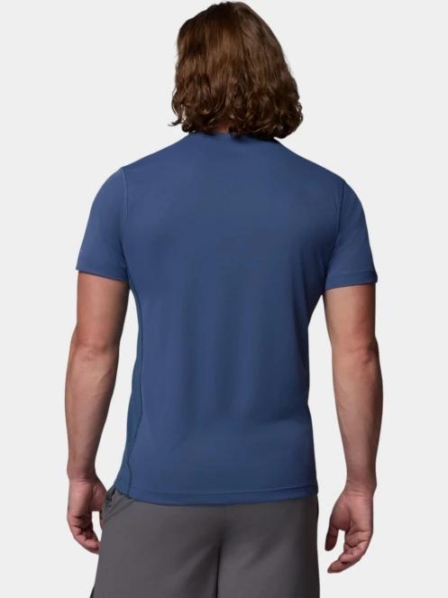 tricou pentru sport, cu maneci scurte pt. barbati Columbia Zero Rules Light Short Sleeve Crew albastru 4