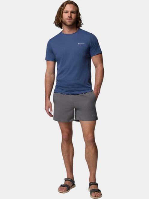 tricou pentru sport, cu maneci scurte pt. barbati Columbia Zero Rules Light Short Sleeve Crew albastru 5