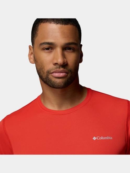 tricou pentru sport, cu maneci scurte pt. barbati Columbia Zero Rules Light Short Sleeve Crew rosu 6
