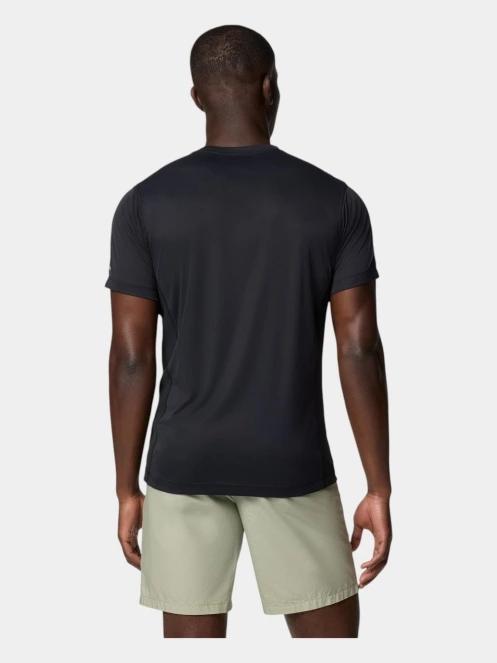 tricou pentru sport, cu maneci scurte pt. barbati Columbia Zero Rules Light Short Sleeve Graphic Crew negru 4