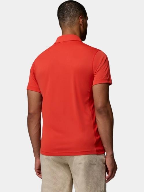 tricou de sport, cu guler pt. barbati Columbia Zero Rules Light Polo rosu 4