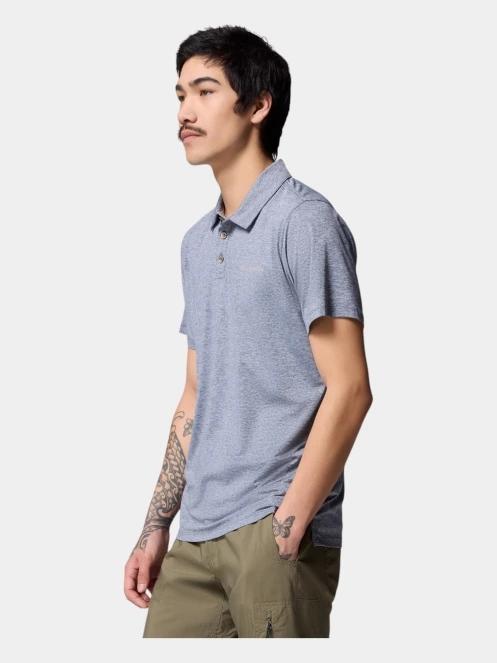 tricou cu guler pt. barbati Columbia Tech Trail Utility Polo albastru 3