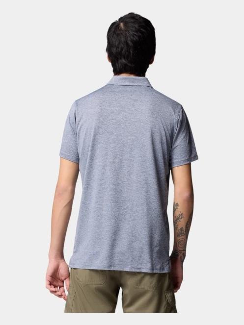 tricou cu guler pt. barbati Columbia Tech Trail Utility Polo albastru 4