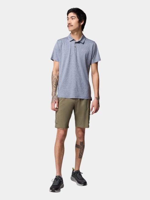 tricou cu guler pt. barbati Columbia Tech Trail Utility Polo albastru 5
