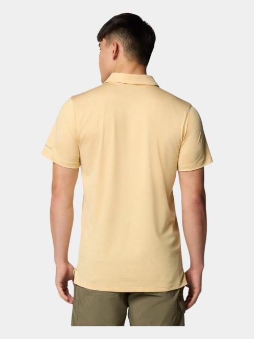tricou cu guler pt. barbati Columbia Tech Trail Utility Polo galben 4