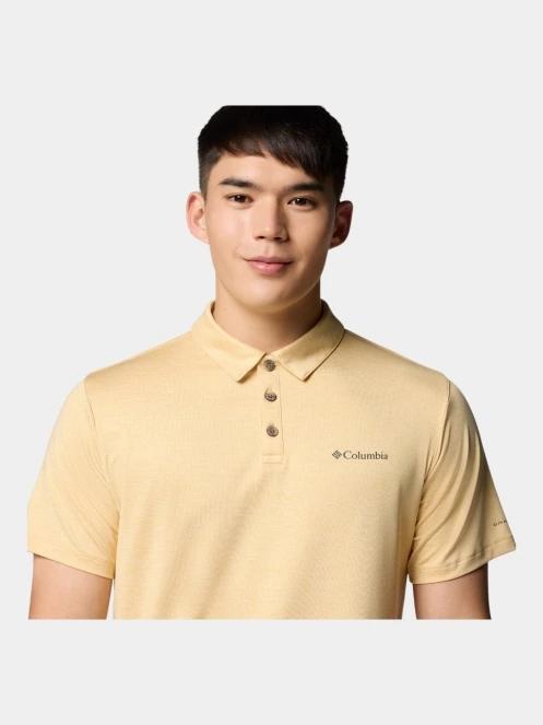 tricou cu guler pt. barbati Columbia Tech Trail Utility Polo galben 6