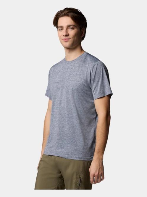 tricou pentru sport, cu maneci scurte pt. barbati Columbia Tech Trail Utility Short Sleeve Crew albastru 3