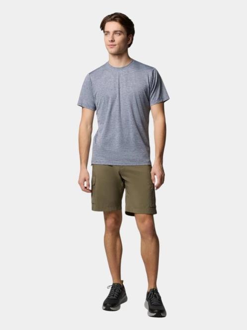 tricou pentru sport, cu maneci scurte pt. barbati Columbia Tech Trail Utility Short Sleeve Crew albastru 5