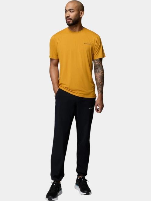 tricou pentru sport, cu maneci scurte pt. barbati Columbia Tech Trail Utility Short Sleeve Crew portocaliu 5