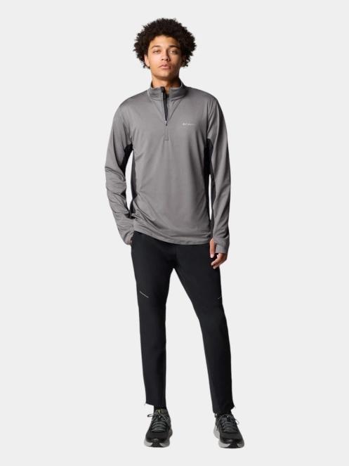tricou cu maneci lungi, pentru sport pt. barbati Columbia Three Pitch Half Zip gri 5