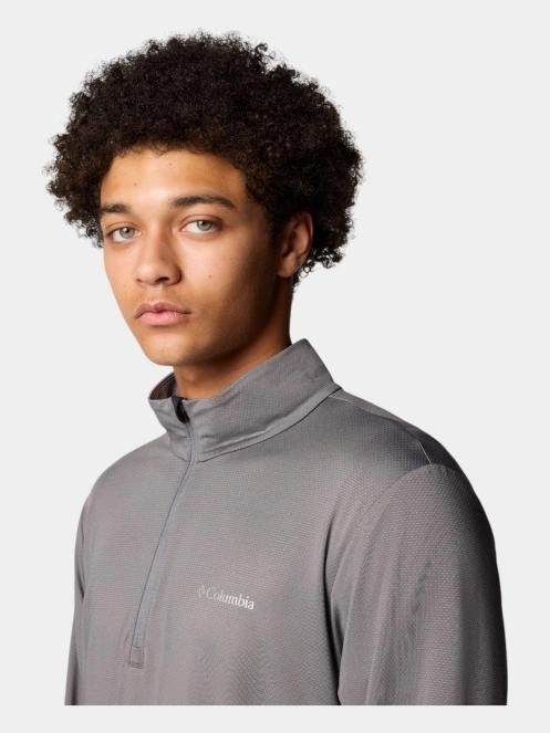 tricou cu maneci lungi, pentru sport pt. barbati Columbia Three Pitch Half Zip gri 6