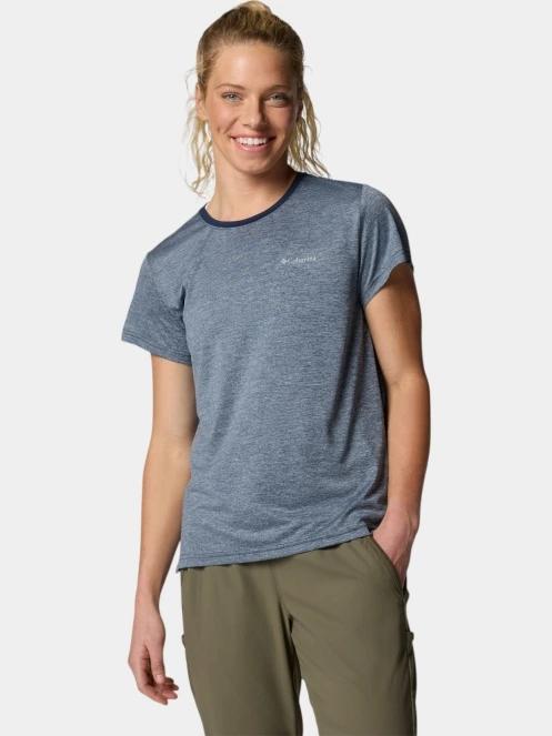 tricou pentru sport, cu maneci scurte pt. femei Columbia BlueVista Hill SS Crew albastru 5