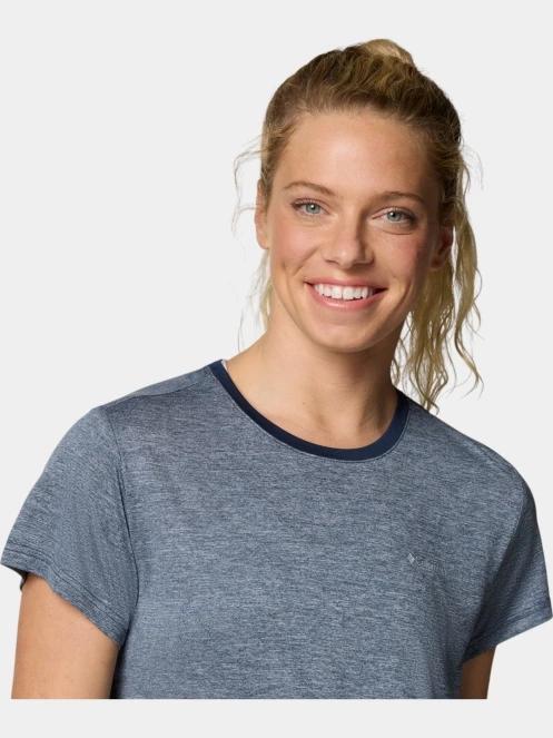 tricou pentru sport, cu maneci scurte pt. femei Columbia BlueVista Hill SS Crew albastru 6