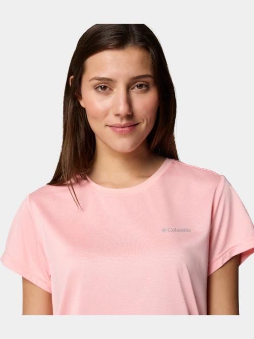 tricou pentru sport, cu maneci scurte pt. femei Columbia BlueVista Hill SS Crew roz 6