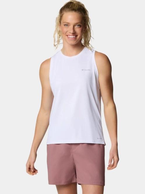 tricou de sport fara maneci pt. femei Columbia BlueVista Hill Tank alb 2