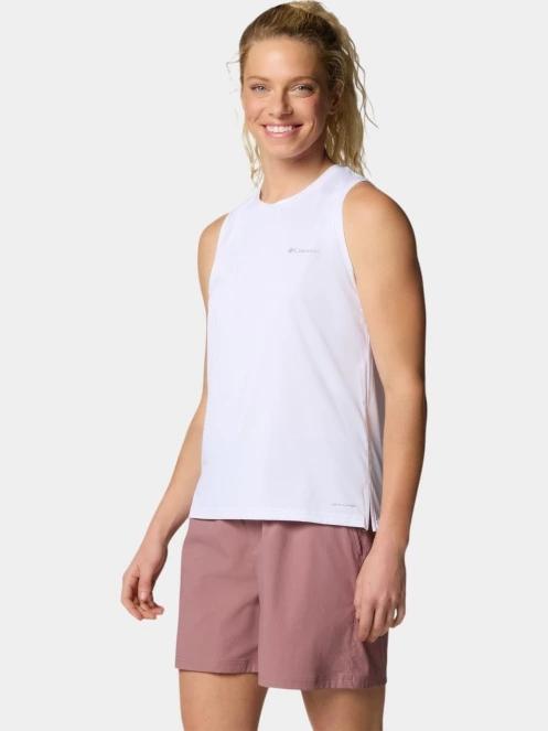 tricou de sport fara maneci pt. femei Columbia BlueVista Hill Tank alb 3
