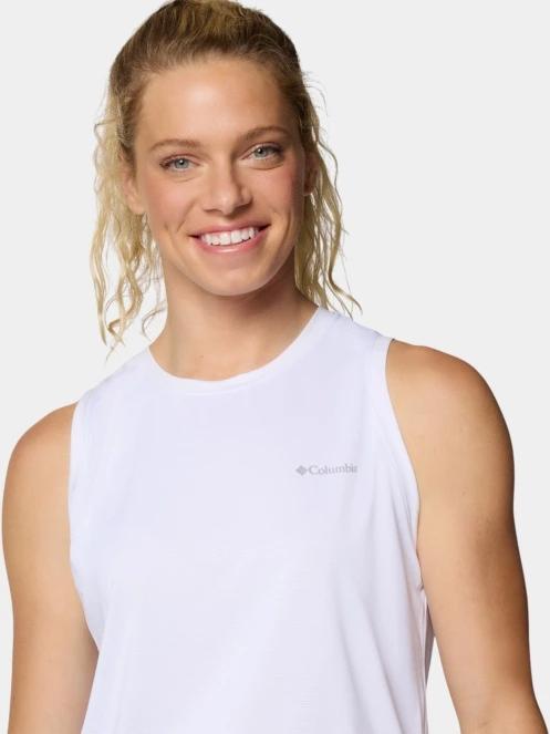 tricou de sport fara maneci pt. femei Columbia BlueVista Hill Tank alb 5