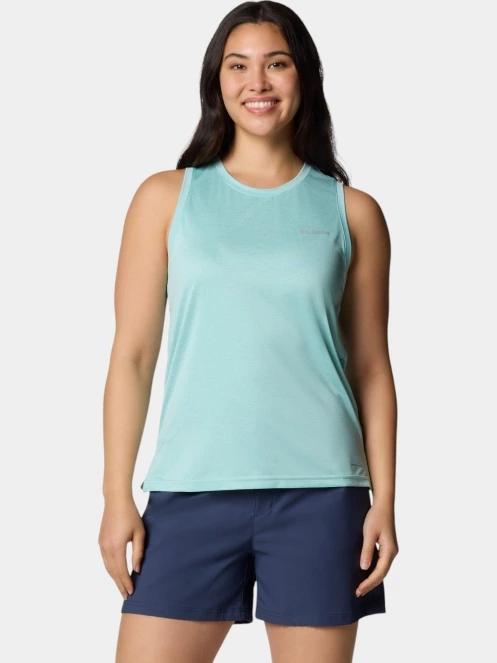 tricou de sport fara maneci pt. femei Columbia BlueVista Hill Tank verde 2