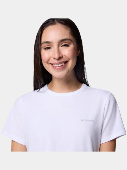 tricou pentru sport, cu maneci scurte pt. femei Columbia Sun Trek Short Sleeve II alb 6