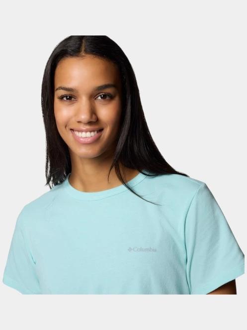 tricou pentru sport, cu maneci scurte pt. femei Columbia Sun Trek Short Sleeve II verde 6