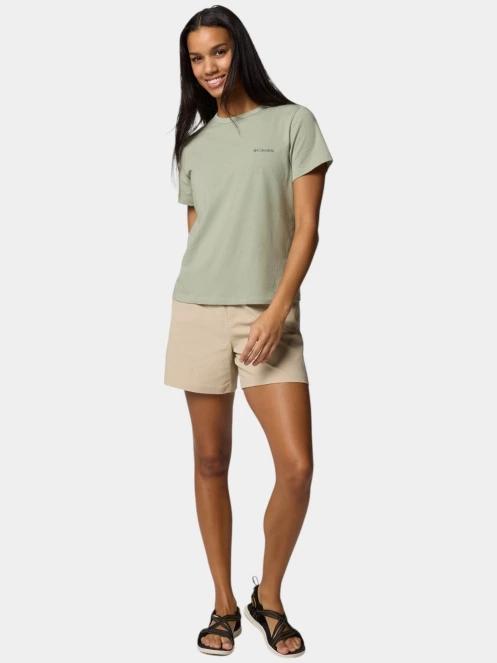 tricou pentru sport, cu maneci scurte pt. femei Columbia Sun Trek Short Sleeve II verde 5