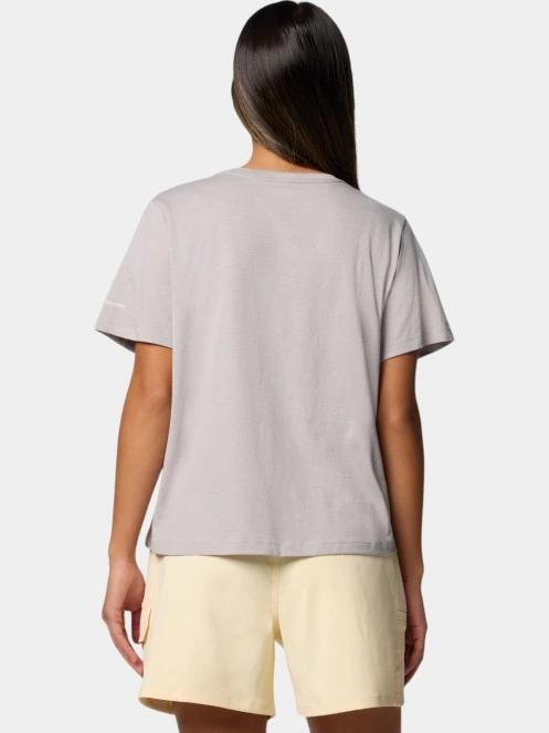 tricou cu maneci scurte pt. femei Columbia Ruby Springs Graphic Scoop Neck Short Sleeve Shirt gri 4