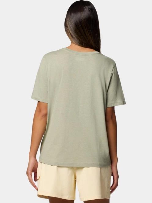 tricou cu maneci scurte pt. femei Columbia Ruby Springs Graphic Scoop Neck Short Sleeve Shirt verde 4