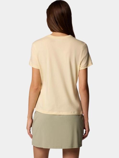 tricou cu maneci scurte pt. femei Columbia Ruby Springs Graphic Fitted Short Sleeve Shirt galben 4