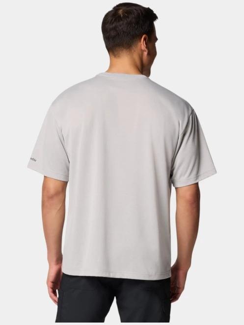 tricou pentru sport, cu maneci scurte pt. barbati Columbia Cedar Trail Graphic Tee gri 5