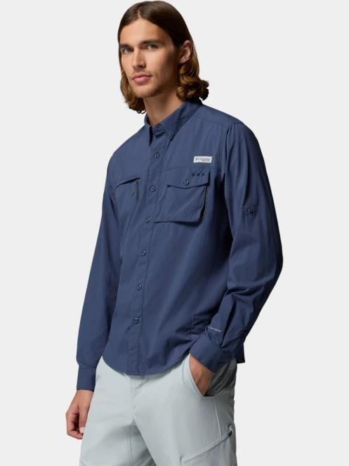 camasa cu maneci lungi pt. barbati Columbia Wild Cast Long Sleeve Shirt albastru inchis 3