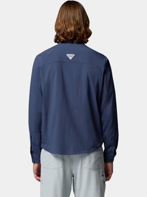 camasa cu maneci lungi pt. barbati Columbia Wild Cast Long Sleeve Shirt albastru inchis 4