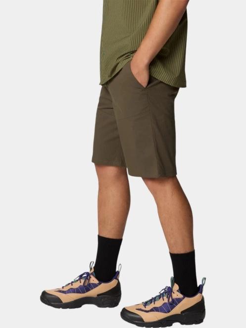 pantaloni scurti pentru drumetii pt. barbati Mountain Hardwear Hardwear AP Short maro 3
