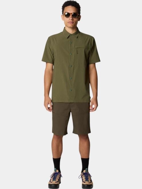pantaloni scurti pentru drumetii pt. barbati Mountain Hardwear Hardwear AP Short maro 5
