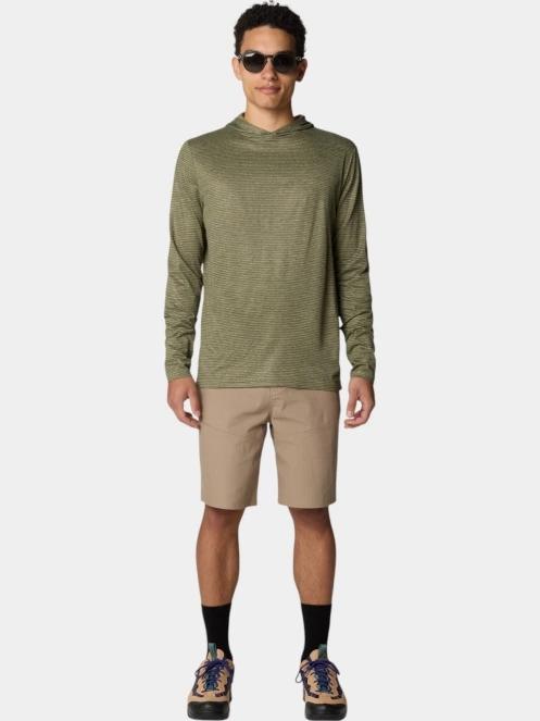 pantaloni scurti pentru drumetii pt. barbati Mountain Hardwear Hardwear AP Short verde 4