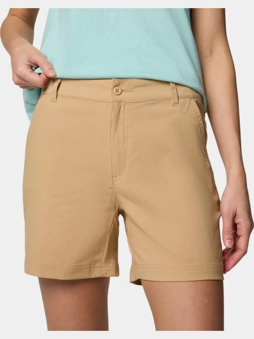 pantaloni scurti pentru drumetii pt. femei Columbia Leslie Falls Short II nisip 6