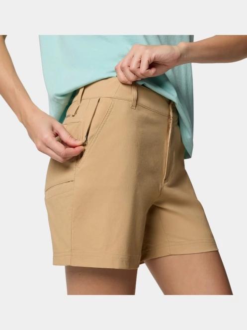 pantaloni scurti pentru drumetii pt. femei Columbia Leslie Falls Short II nisip 7