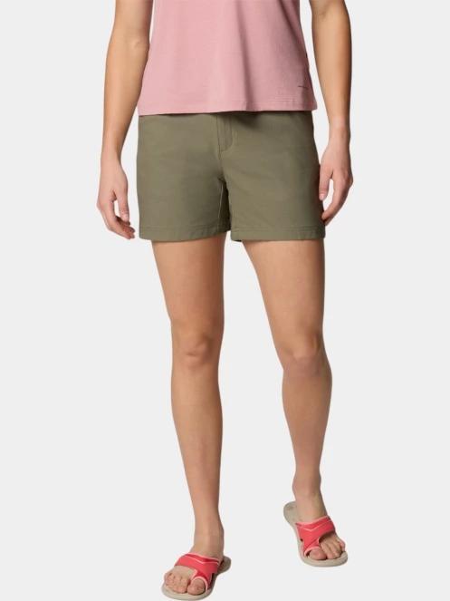 pantaloni scurti pentru drumetii pt. femei Columbia Leslie Falls Short II verde 2
