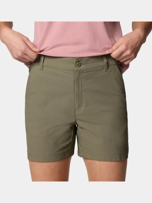 pantaloni scurti pentru drumetii pt. femei Columbia Leslie Falls Short II verde 6